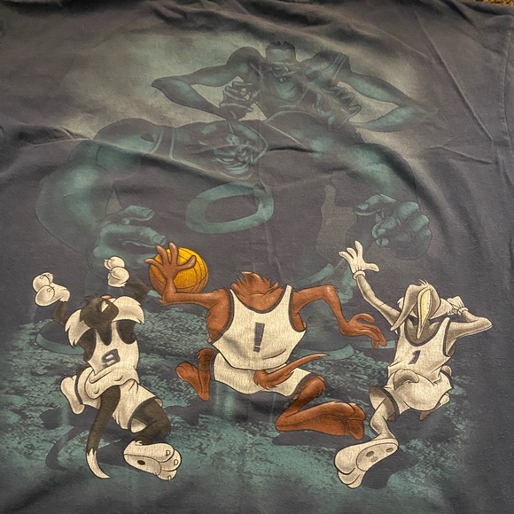vintage double sided 1996 space jam promo tee - Picture 6 of 6